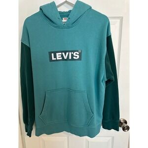 Levi Strauss Teal & Green Sweatshirt Men's‎ Size Large